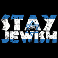 Stay Jewish Dark Shirt Design