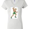 Women's Short Sleeve V-Neck T-Shirt Thumbnail