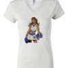 Women's Short Sleeve V-Neck T-Shirt Thumbnail