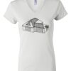 Women's Short Sleeve V-Neck T-Shirt Thumbnail