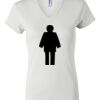 Women's Short Sleeve V-Neck T-Shirt Thumbnail