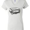 Women's Short Sleeve V-Neck T-Shirt Thumbnail