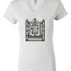 Women's Short Sleeve V-Neck T-Shirt Thumbnail