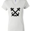 Women's Short Sleeve V-Neck T-Shirt Thumbnail