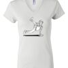 Women's Short Sleeve V-Neck T-Shirt Thumbnail