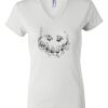 Women's Short Sleeve V-Neck T-Shirt Thumbnail