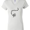 Women's Short Sleeve V-Neck T-Shirt Thumbnail