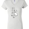 Women's Short Sleeve V-Neck T-Shirt Thumbnail