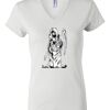 Women's Short Sleeve V-Neck T-Shirt Thumbnail