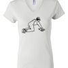 Women's Short Sleeve V-Neck T-Shirt Thumbnail