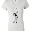 Women's Short Sleeve V-Neck T-Shirt Thumbnail