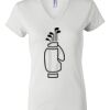 Women's Short Sleeve V-Neck T-Shirt Thumbnail