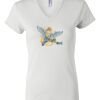 Women's Short Sleeve V-Neck T-Shirt Thumbnail