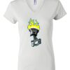 Women's Short Sleeve V-Neck T-Shirt Thumbnail